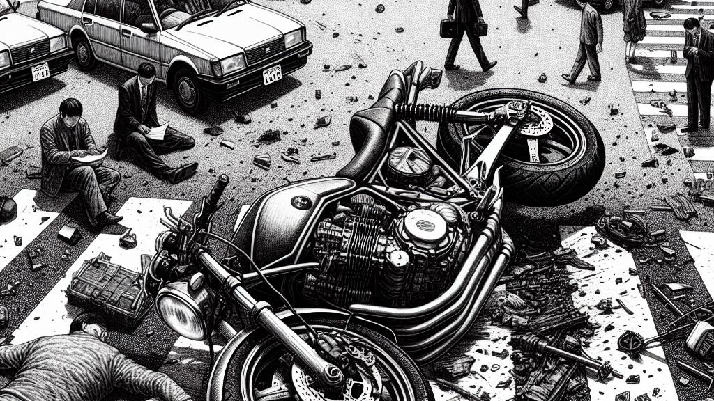 Motorcycle Accident on Delivery Journey