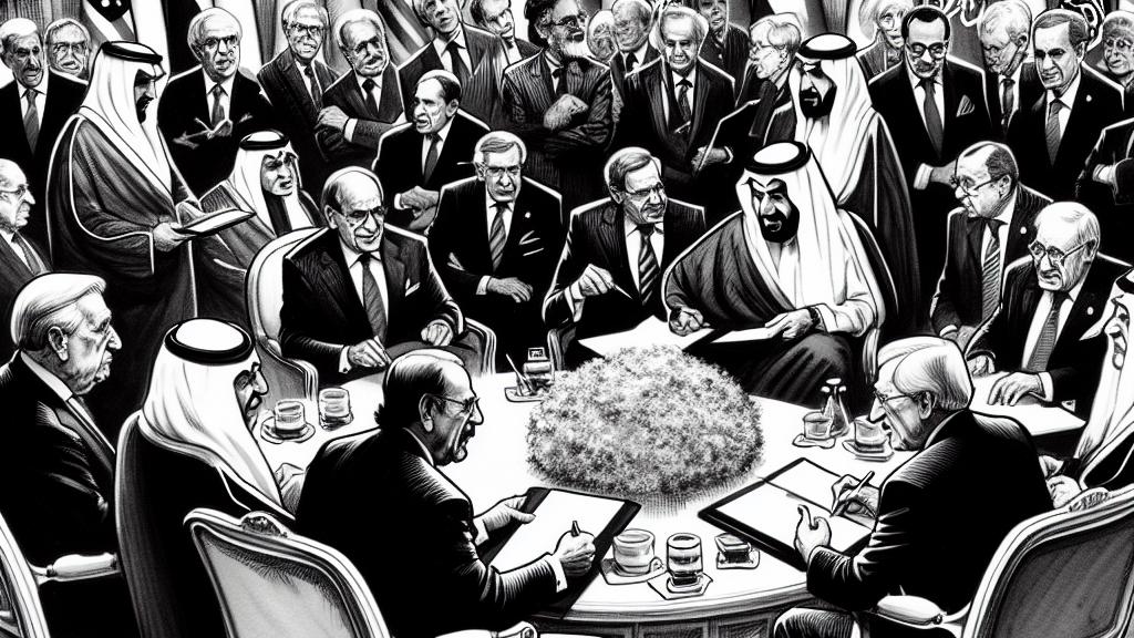 Discussion Between US and Russia Leaders in Saudi Arabia