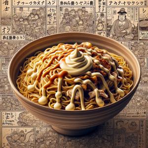 What Happens When You Add Cream Stew to Yakisoba?