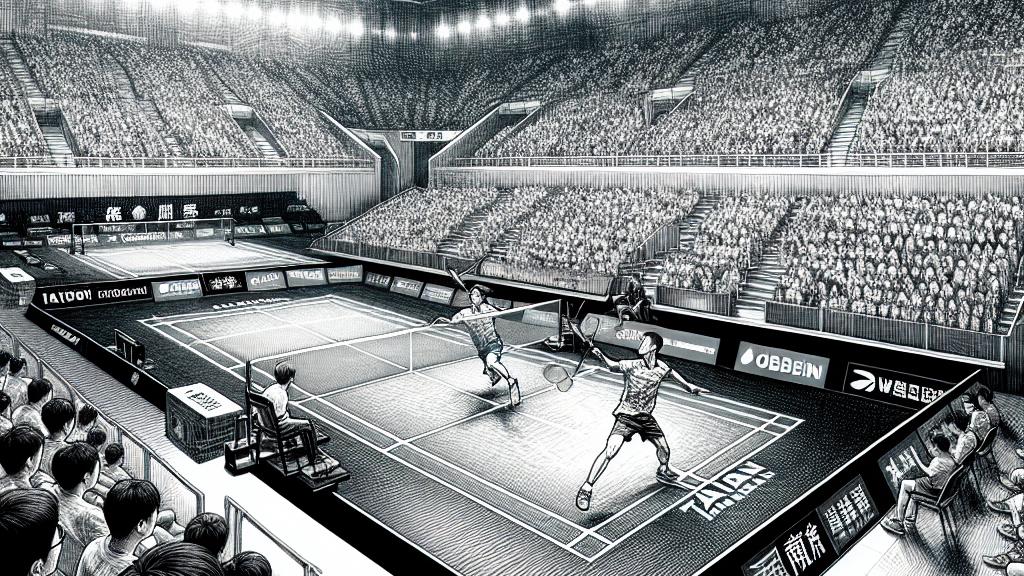 Battle of the Titans: Taiwan's Badminton Stars Clash at Taipei Open!