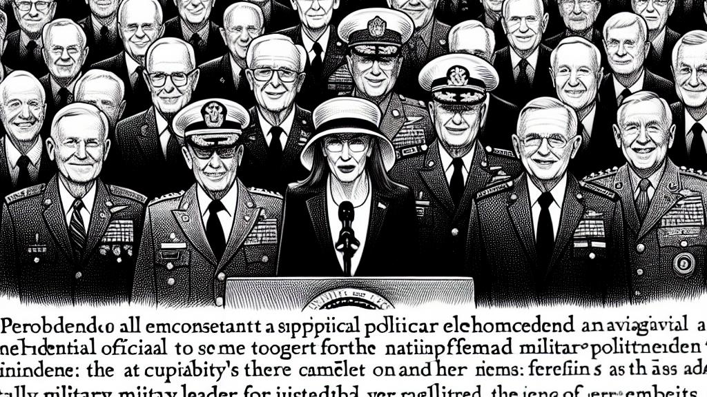 Retired Military Officials Rise: Harris Over Trump as Commander-in-Chief!