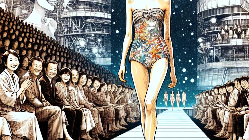 The Ageless Idol: A 43-Year-Old's Stunning Fashion Show Debut