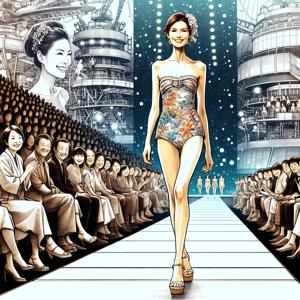The Ageless Idol: A 43-Year-Old's Stunning Fashion Show Debut