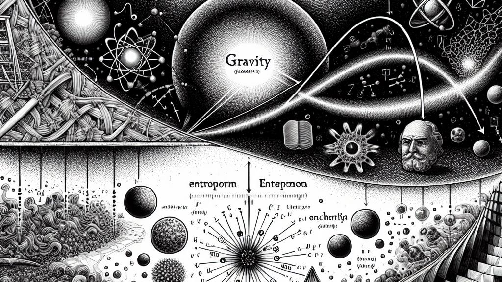 重力を解明する：ニュートンの法則の背後にあるエントロピー的力！