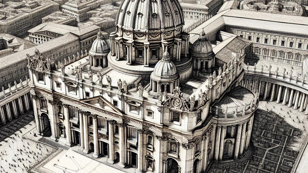 Exploring the Vatican: A 3D Map of St. Peter's Basilica Now Available