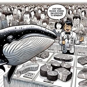 日本における鰭クジラの味を甦らせる