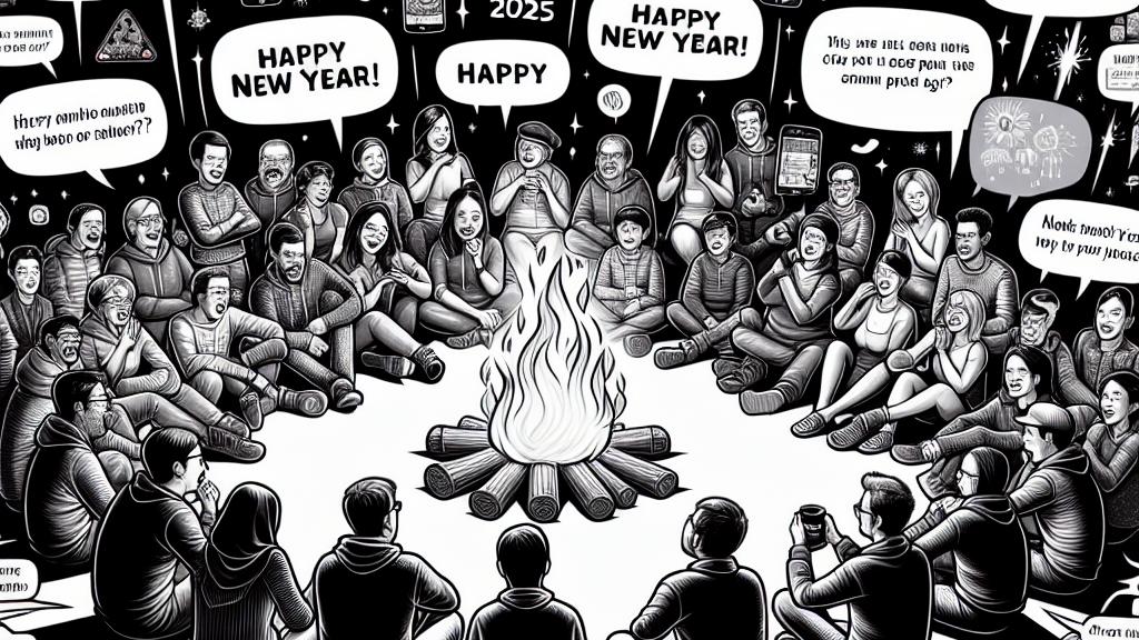 Hacker Newsで2025年の新年を祝う