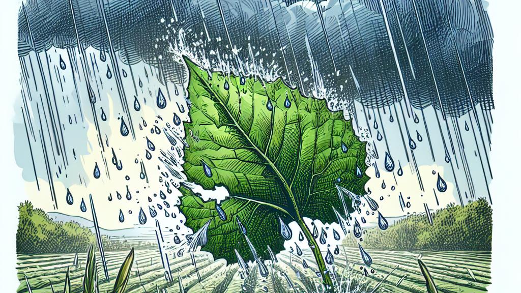 How Leaves Handle Raindrops Can Help Us Create Energy