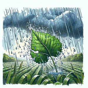 How Leaves Handle Raindrops Can Help Us Create Energy