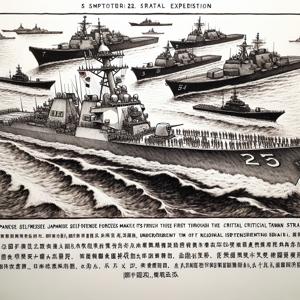 Japan Warship Makes Historic Passage Through Taiwan Strait